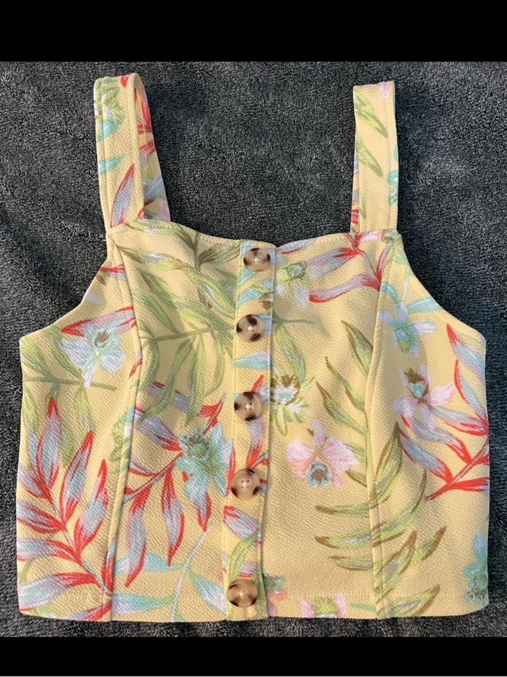 Hawaiian Tank Top Crop Top